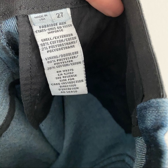 Helmut Lang Dark Wash Pull On Skinny Jeans Size 27 - Picture 6 of 7